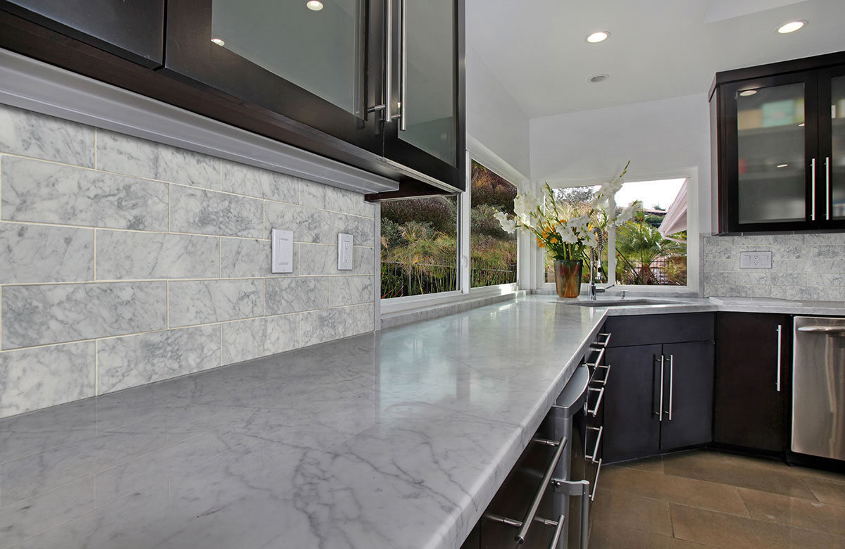 Marble countertop